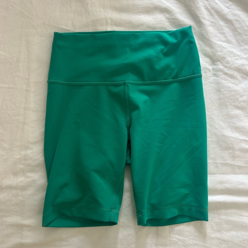 Lululemon Align High-Rise Biker Shorts - Green 8”